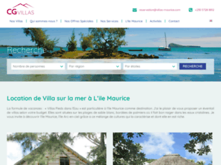 Détails : Location de villas à l'île Maurice avec CG Villas