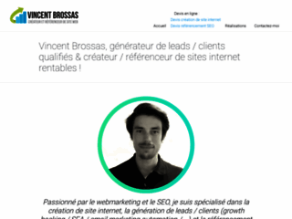 Détails : Créateur de site internet - Vincent Brossas
