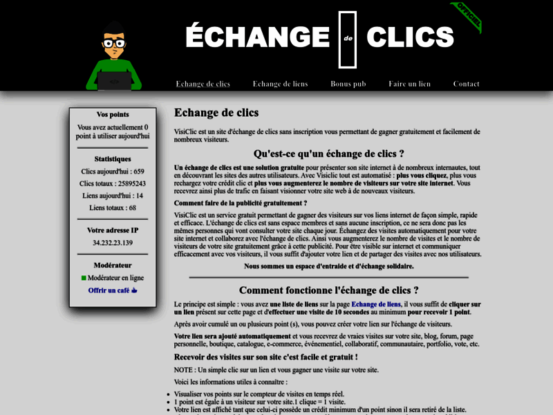 Echange de clic - VisiClic