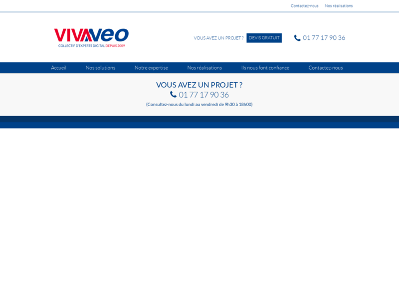 Vivaneo, créateur de site internet et d'application mobile