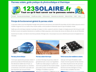 123solaire, le spécialiste de l'information sur les panneaux solaires