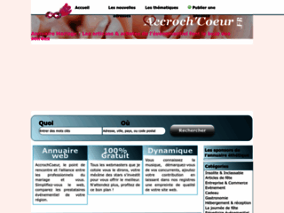 AccrochCoeur, annuaire des mariages de sites web