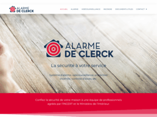 Détails : Alarme De Clerck, spécialiste belge des systèmes d'alarme et de vidéosurveillance