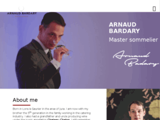 Détails : Arnaud Bardary, Master Sommelier London
