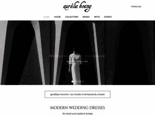 Mariage : création de robes de mariée Aurélia Hoang