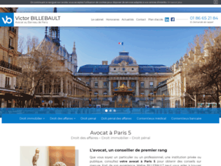 Maître BILLEBAULT, avocat à Paris 5