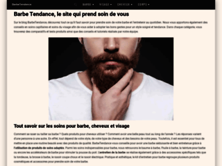 Barbe Tendance, produits cosmétiques naturels pour hommes