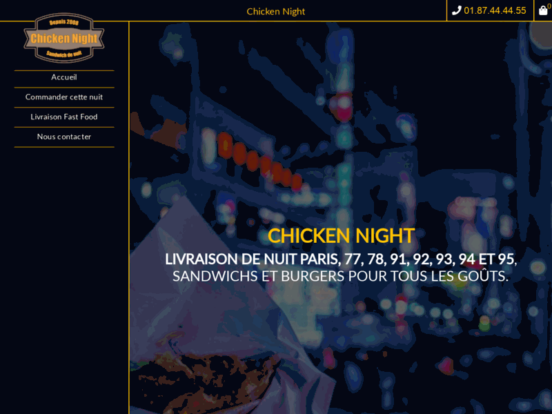 Chicken Night, livraison à domicile de fast food