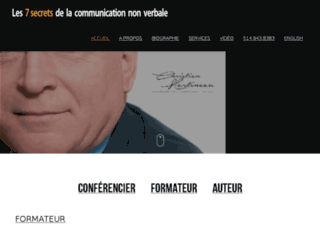 Détails : Christian Martineau, expert en communication non verbale