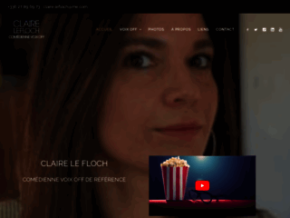 Détails : Claire Le Floch, comédienne Voix Off professionnelle