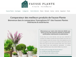 Comparateur francophone de fausses plantes