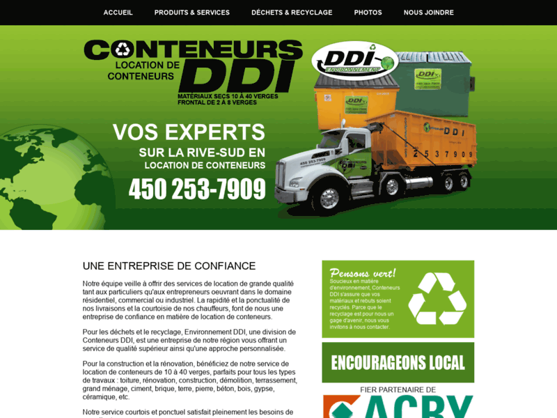 Conteneur DDI, location de conteneurs