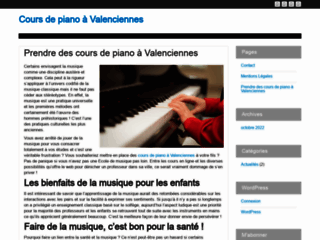 Cours de piano à Valenciennes