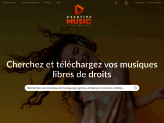 Détails : Créative Music : musique libre de droit