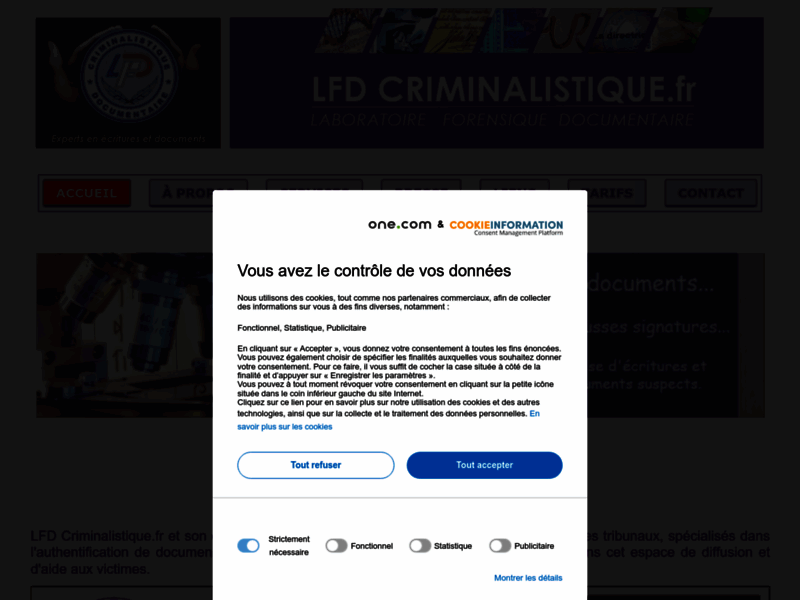 LFD Criminalistique, experts en écritures et documents