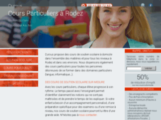 Détails : Cursus, cours particuliers à domicile à Rodez