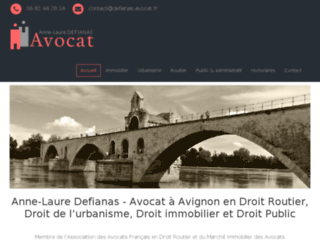 Détails : Anne-Laure Defianas, avocat en droit d'urbanisme à Avignon