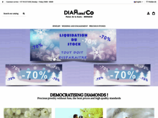 Détails : Diam and Co, bijouterie en ligne