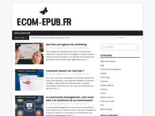 Ecom-epub, le site d’information sur le e-commerce