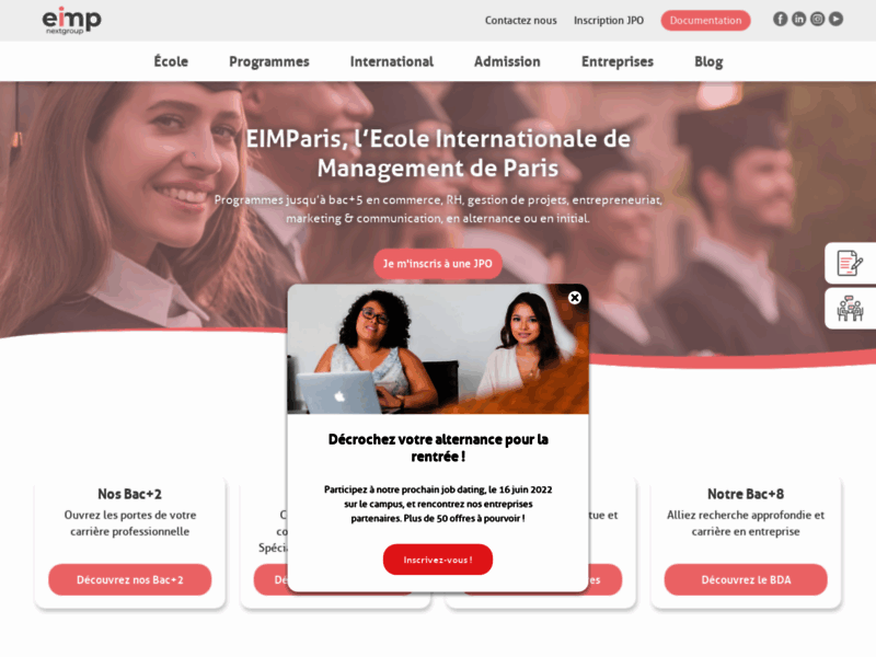 EIM Paris, École Internationale de Management