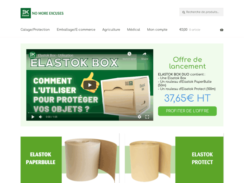 Elastok, produits d'emballage écologiques pour la logistique