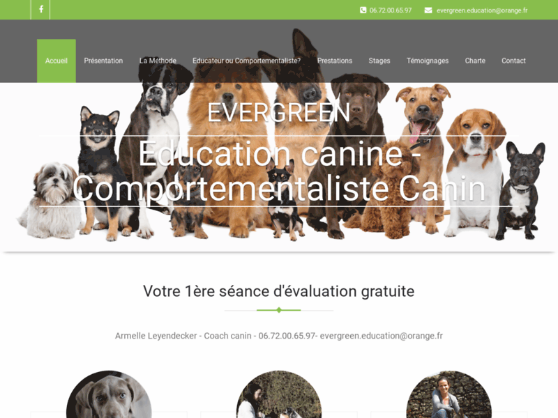 Evergreen, éducateur canin comportementaliste en Aquitaine