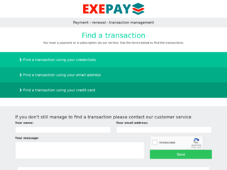 Gérer les transactions Exepay