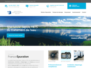 France Epuration, soins aux équipements du traitement de l'eau