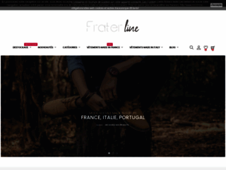 Détails : Fraterline, site de vêtements en ligne