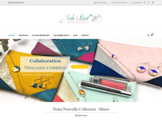 Geb&Nout : createur bijoux fantaisie colorés lyon Oullins