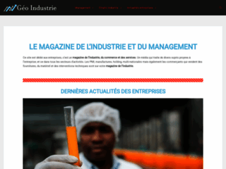 Geo-Industrie : Magazine du management industriel en France