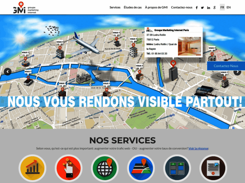 Groupe Marketing Internet (GMI), agence de marketing web à Paris