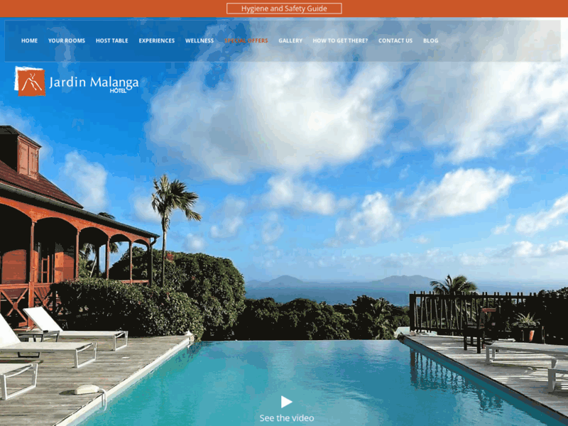 Jardin Malanga, hôtel de charme en Guadeloupe