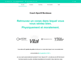 Détails : Coach sportif, diététicien-nutritionniste, massage | Jonathan