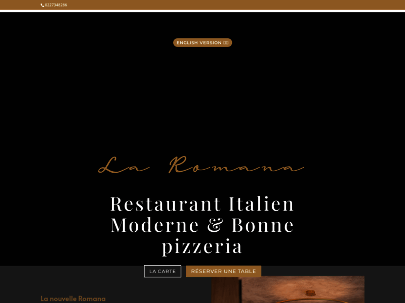 La Romana, un vrai restaurant et pizzeria italien à Genève