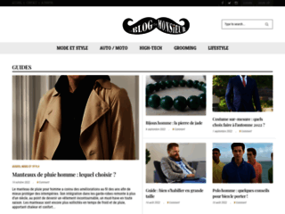 Détails : Le Blog de Monsieur, webzine mode et lifestyle pour hommes