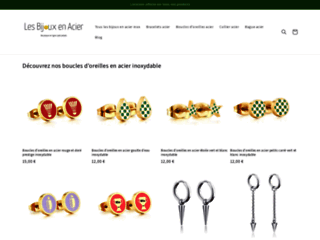 Détails : Les Bijoux en Acier, boutique en ligne spécialisée en bijoux en acier inoxydable