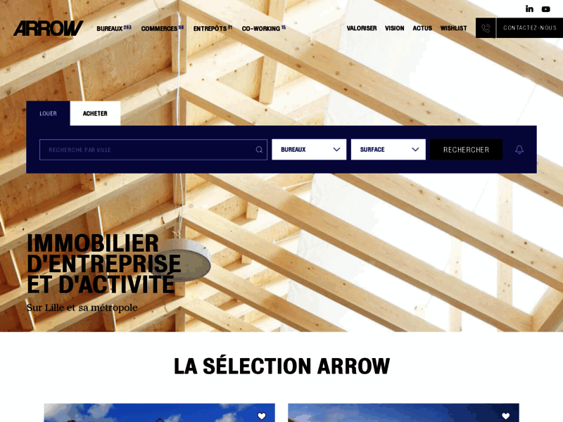 Arrow Immobilier, votre prestataire expérimenté dans le nord de la France