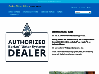 https://livehealthyberkeywaterfilters.com/collections/berkey-dealer-refurbished-water-systems