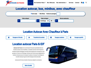Location bus, autocar, minibus avec chauffeur en France