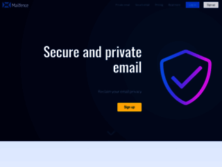 Détails : Service d’e-mail sécurisé Mailfence