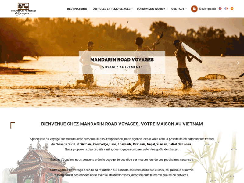 Mandarin Road, agence de voyage au Vietnam