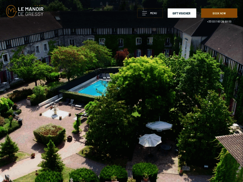 Le Manoir de Gressy, hôtel 4 étoiles en Seine-et-Marne