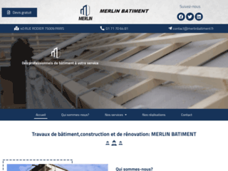 Détails : Merlin Batiment, entreprise de plomberie qualifiée à Paris