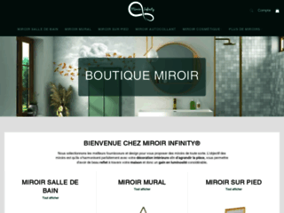Détails : Miroir Infinity, boutique de miroir
