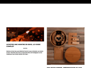 Montres-bois.com, montre en bois pour homme et femme
