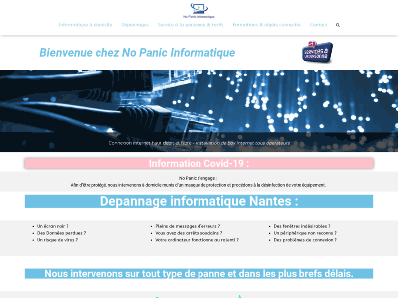 No Panic, dépannage informatique à Nantes