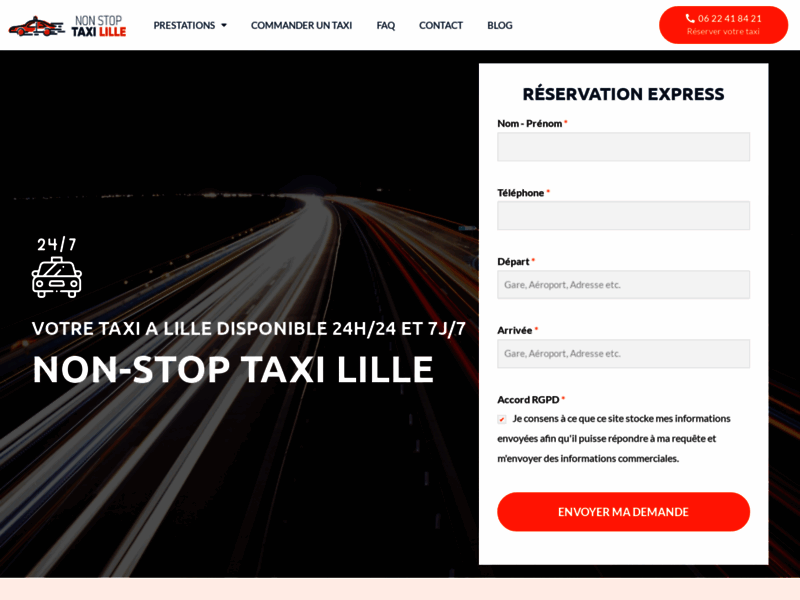 Non Stop Taxi Lille, votre partenaire de transport au quotidien