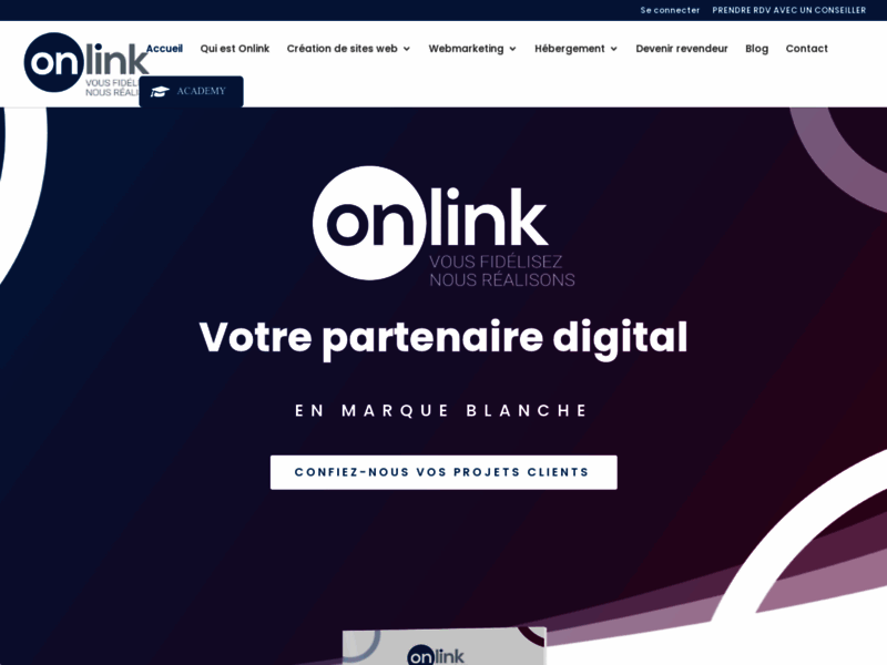 Onlink, agence web en marque blanche