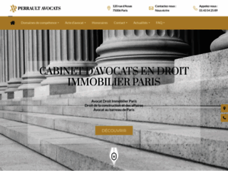 Avocat en droit immobilier à Paris